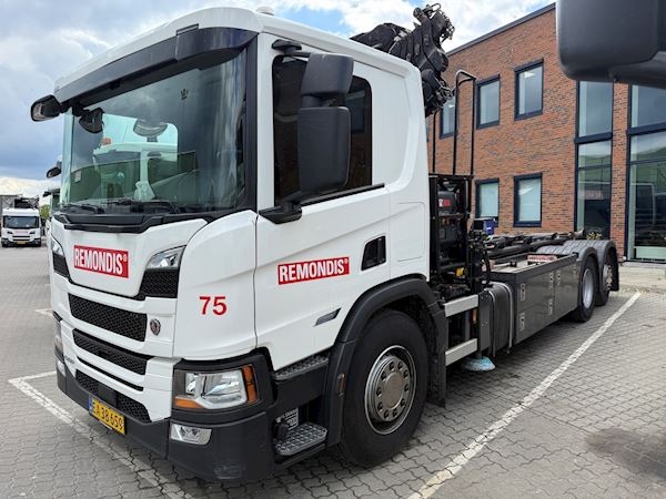 Scania P 420 B 6x2 NB - Hiab X-Hipro 192 E4, Abroller/Kran