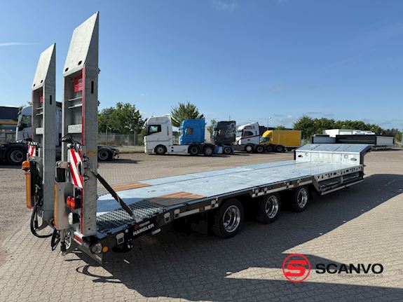 Hangler 13,4 mtr Agro Line maskintrailer med hjulbrønde Autotransport - 1