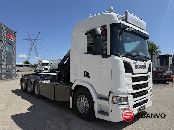 Scania R590 B 8x4 NB Abroller/Kran - 1