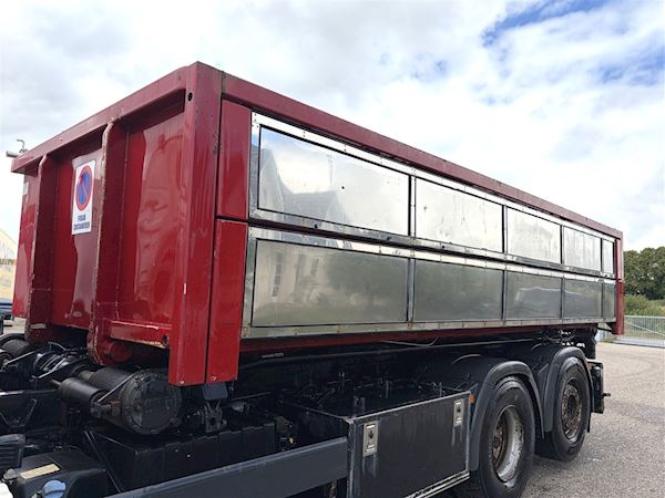 DC-Container 5,95 mtr 2-delt pendel - isoleret asfalt, Boardmatic